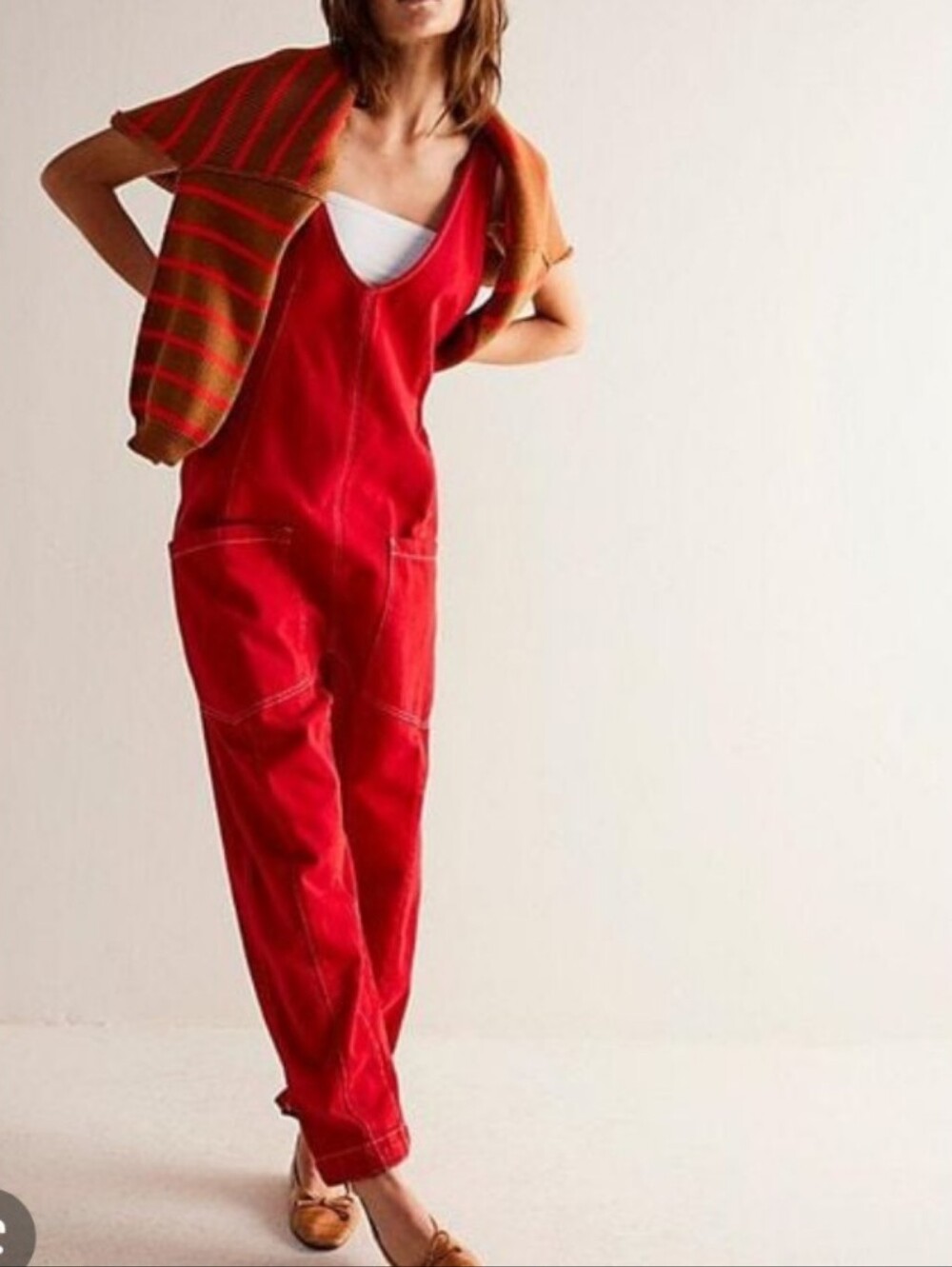 We The Free High Roller Denim Jumpsuit